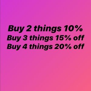 BUY MORE SAVE MORE!!